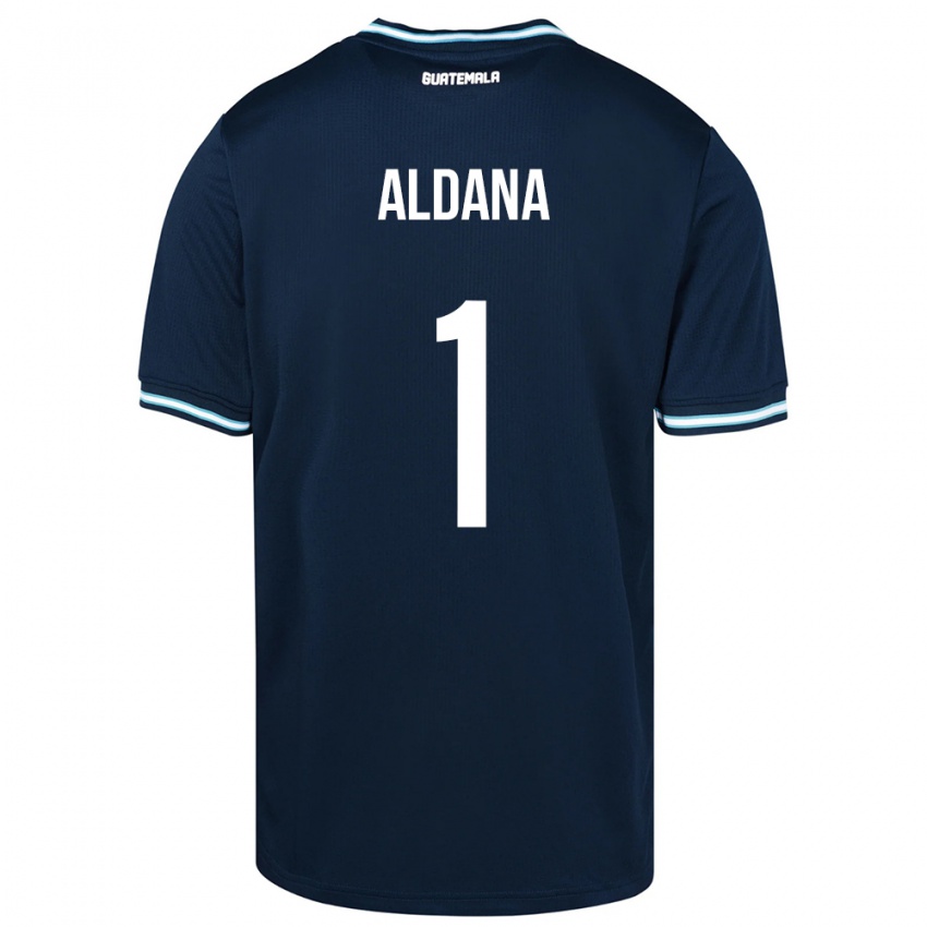 Kinderen Guatemala David Aldana #1 Blauw Uitshirt Uittenue 24-26 T-Shirt België