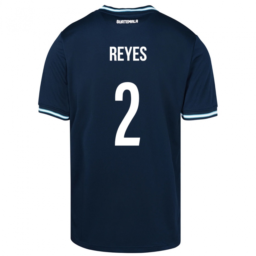 Enfant Maillot Guatemala Samantha Reyes #2 Bleu Tenues Extérieur 24-26 T-Shirt Belgique