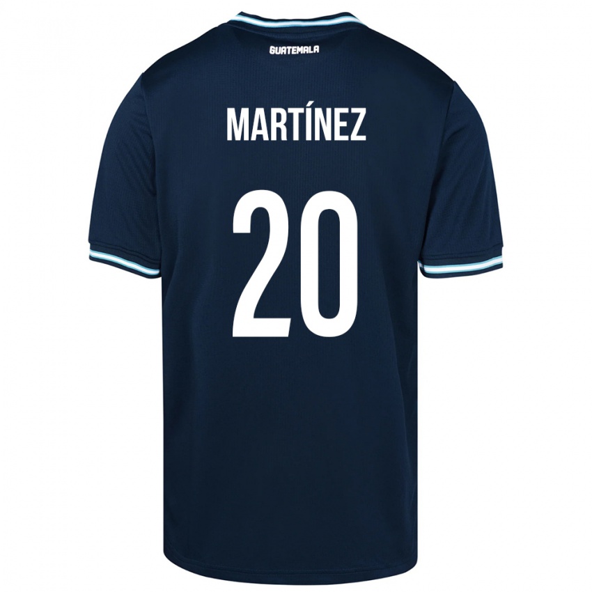 Enfant Maillot Guatemala Ana Lucía Martínez #20 Bleu Tenues Extérieur 24-26 T-Shirt Belgique