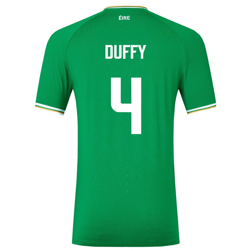 Heren Ierland Shane Duffy #4 Groente Thuisshirt Thuistenue 24-26 T-Shirt België