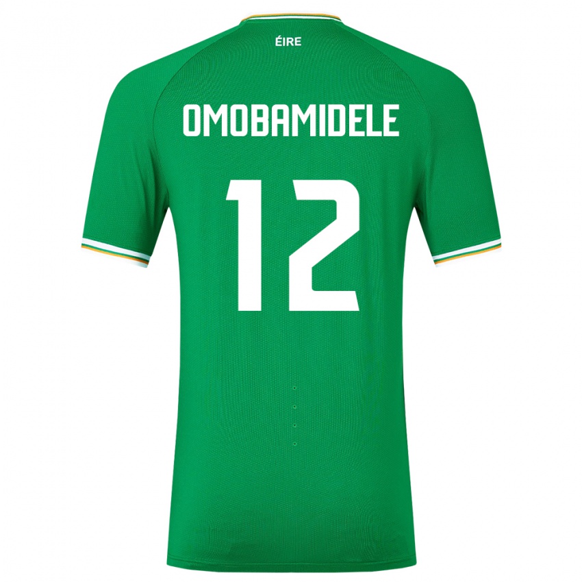 Heren Ierland Andrew Omobamidele #12 Groente Thuisshirt Thuistenue 24-26 T-Shirt België