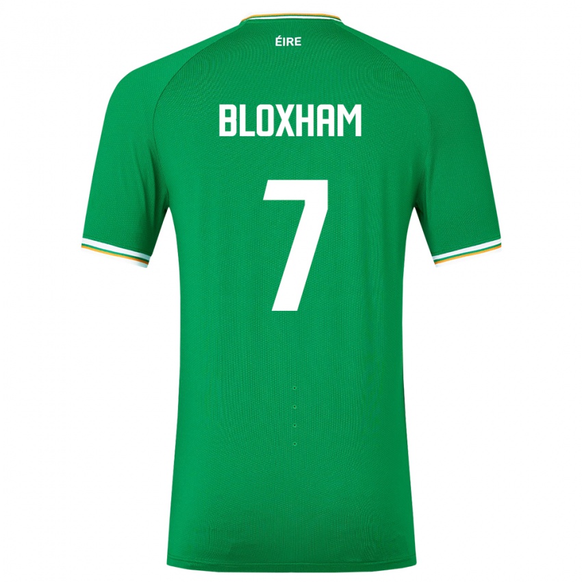 Heren Ierland Tom Bloxham #7 Groente Thuisshirt Thuistenue 24-26 T-Shirt België