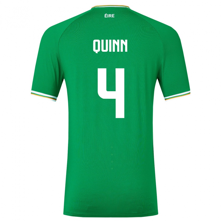 Heren Ierland Louise Quinn #4 Groente Thuisshirt Thuistenue 24-26 T-Shirt België