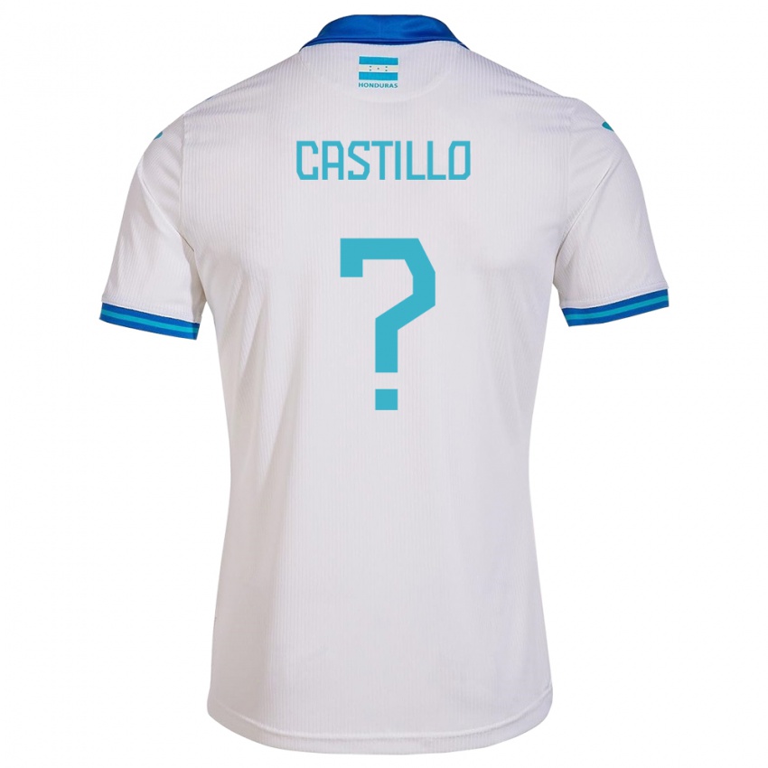 Heren Honduras Jeferson Castillo #0 Wit Thuisshirt Thuistenue 24-26 T-Shirt België