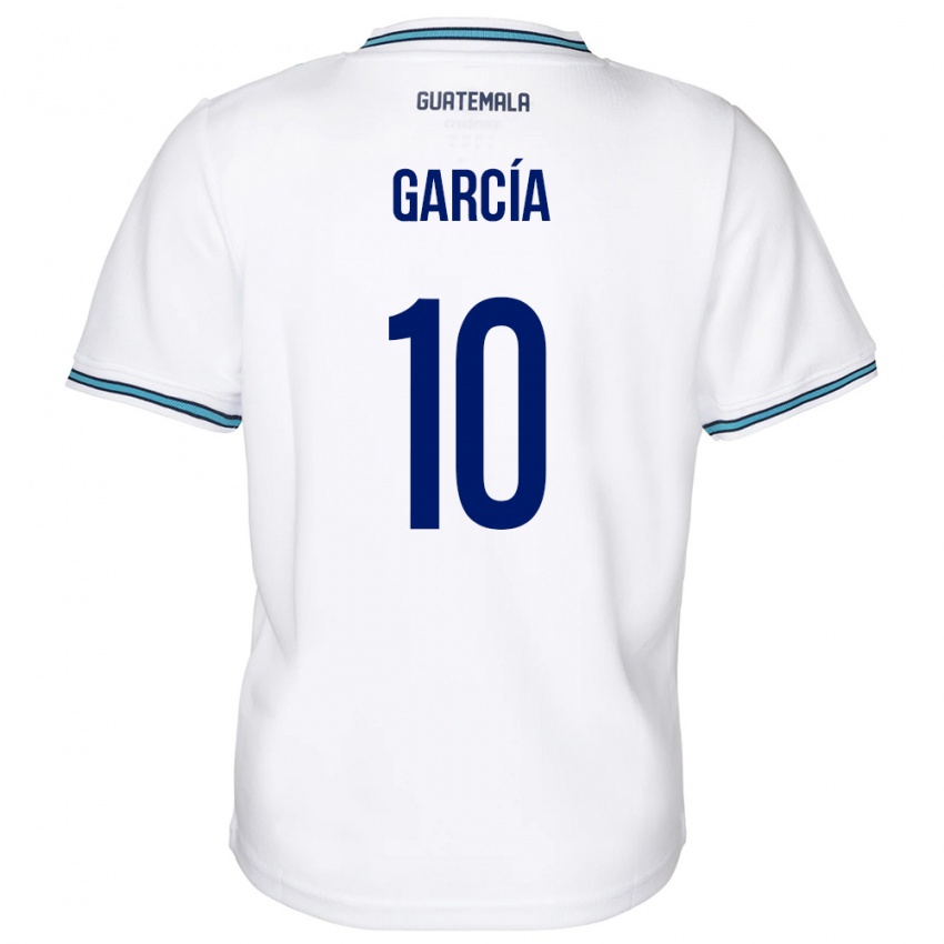 Heren Guatemala Gabriel García #10 Wit Thuisshirt Thuistenue 24-26 T-Shirt België