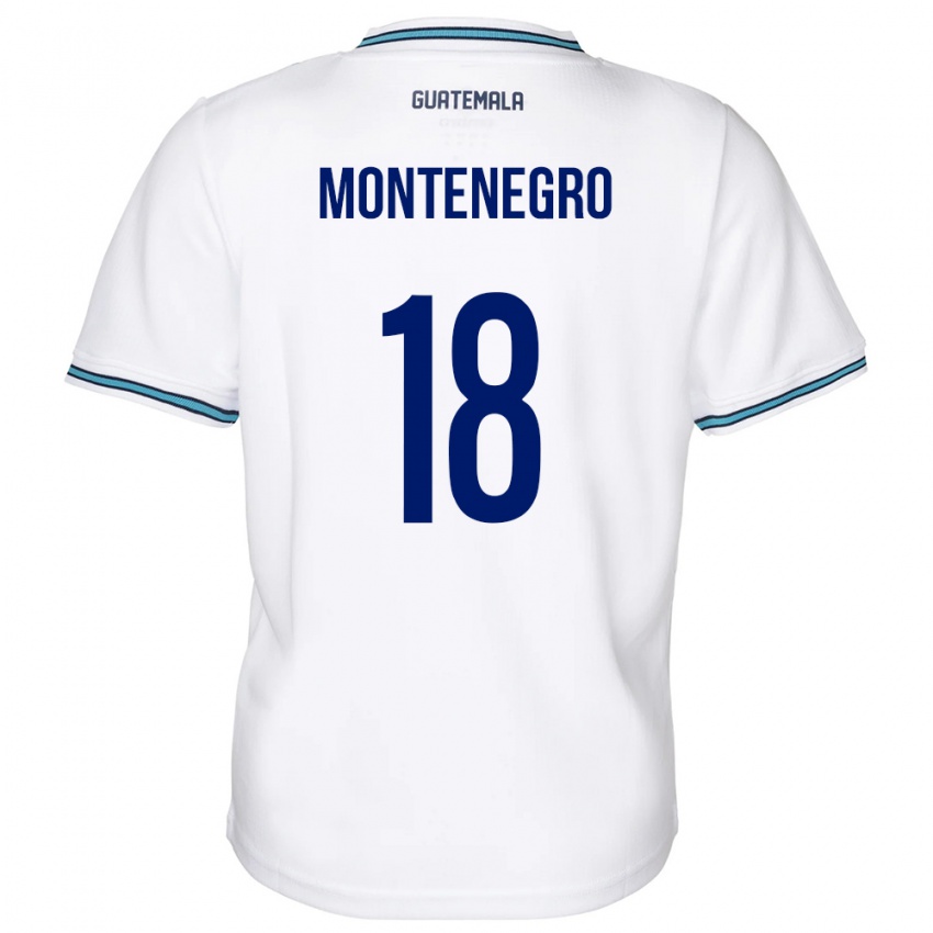 Heren Guatemala Vivian Montenegro #18 Wit Thuisshirt Thuistenue 24-26 T-Shirt België