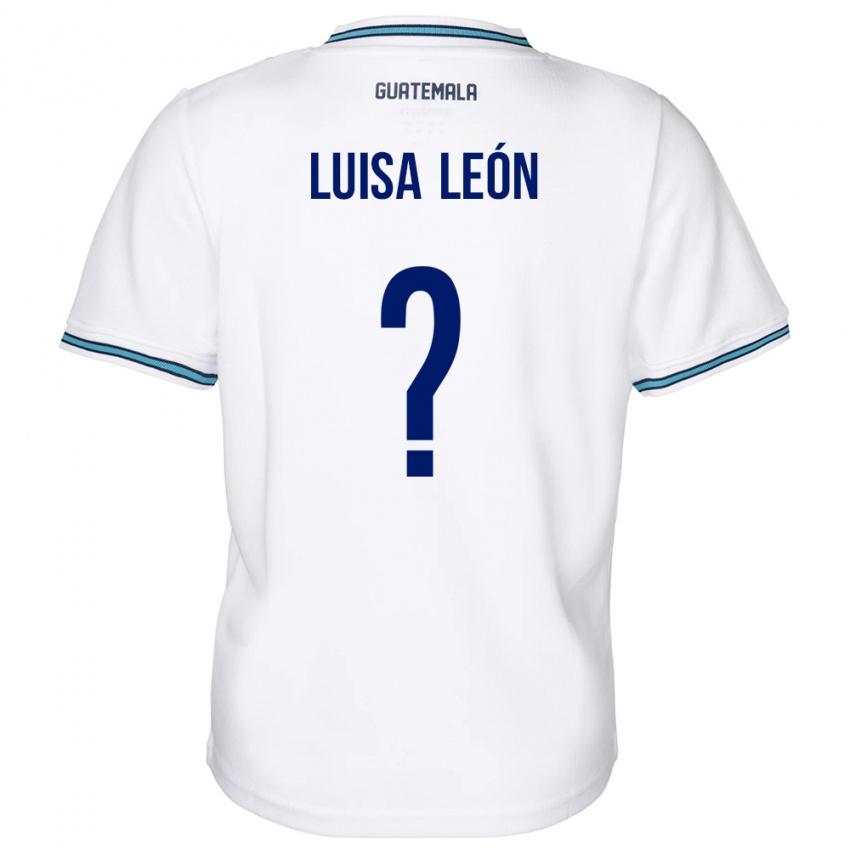 Heren Guatemala Luisa León #0 Wit Thuisshirt Thuistenue 24-26 T-Shirt België