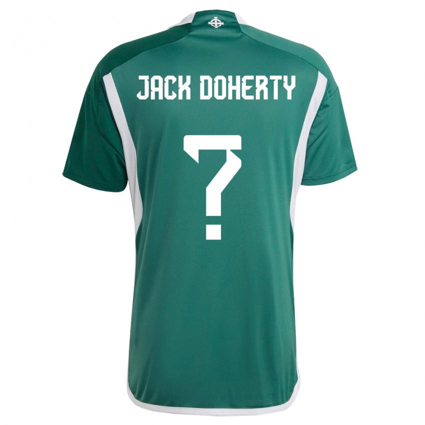 Heren Noord-Ierland Jack Doherty #0 Groente Thuisshirt Thuistenue 24-26 T-Shirt België