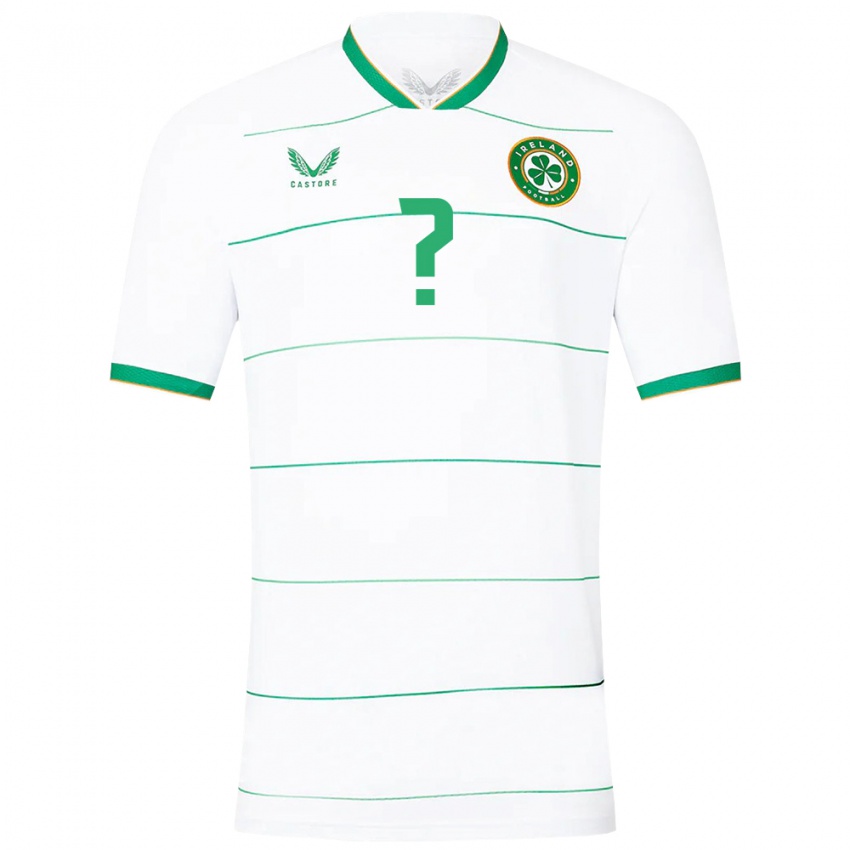 Heren Ierland Niall Mcandrew #0 Wit Uitshirt Uittenue 24-26 T-Shirt België