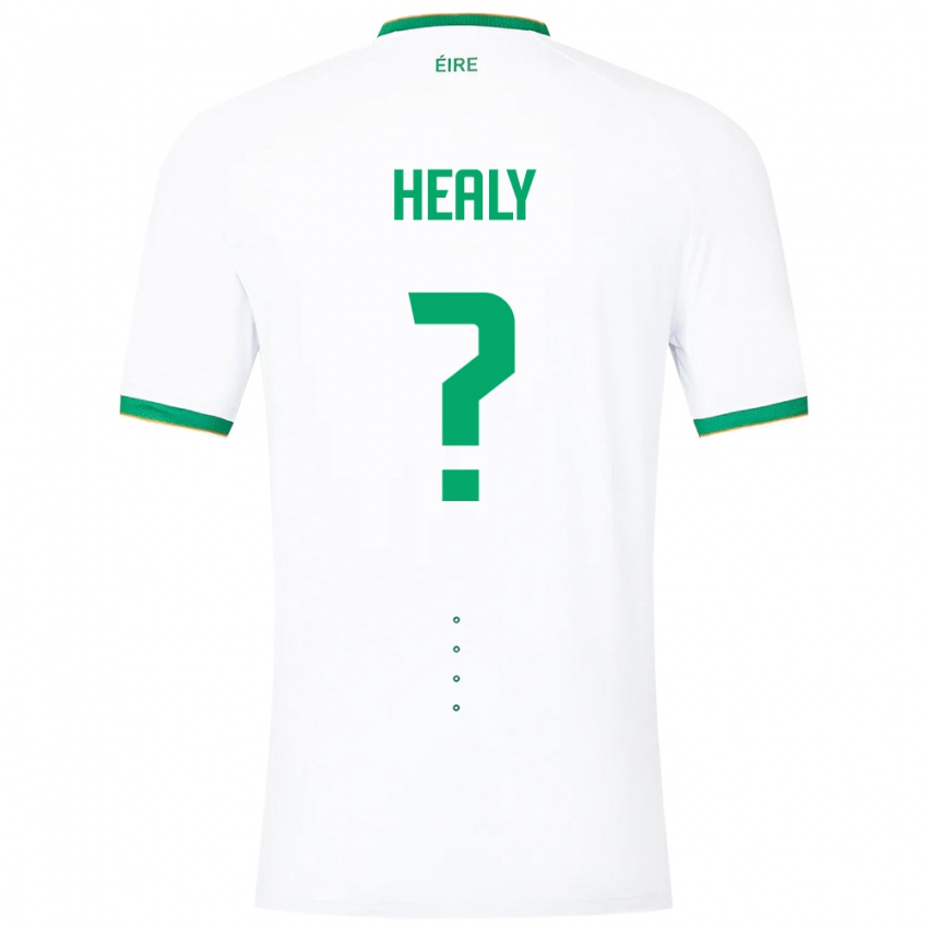 Heren Ierland Matthew Healy #0 Wit Uitshirt Uittenue 24-26 T-Shirt België