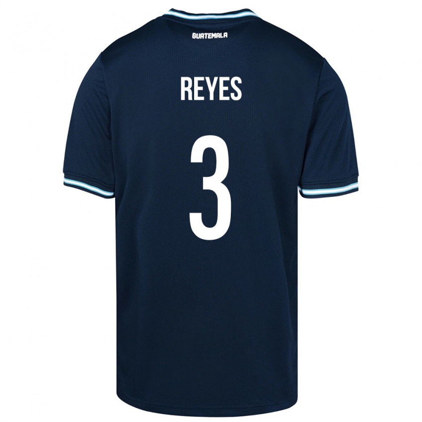 Heren Guatemala Martha Reyes #3 Blauw Uitshirt Uittenue 24-26 T-Shirt België