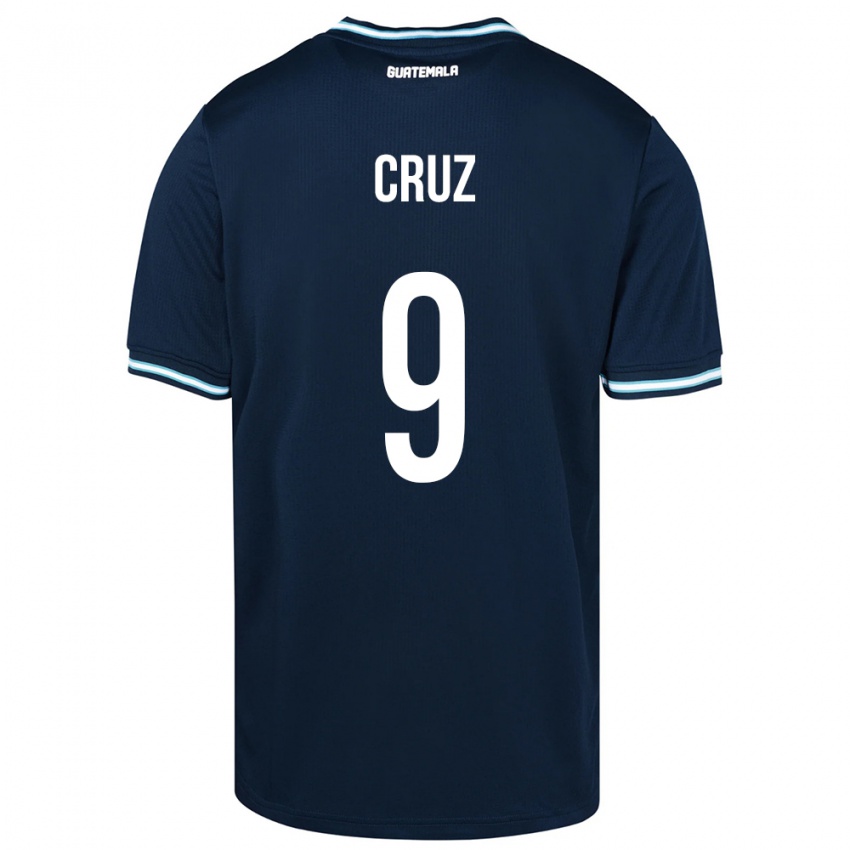 Heren Guatemala Celsa Cruz #9 Blauw Uitshirt Uittenue 24-26 T-Shirt België