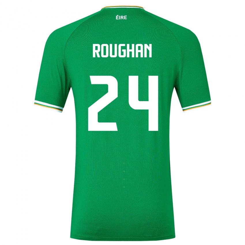 Dames Ierland Sean Roughan #24 Groente Thuisshirt Thuistenue 24-26 T-Shirt België