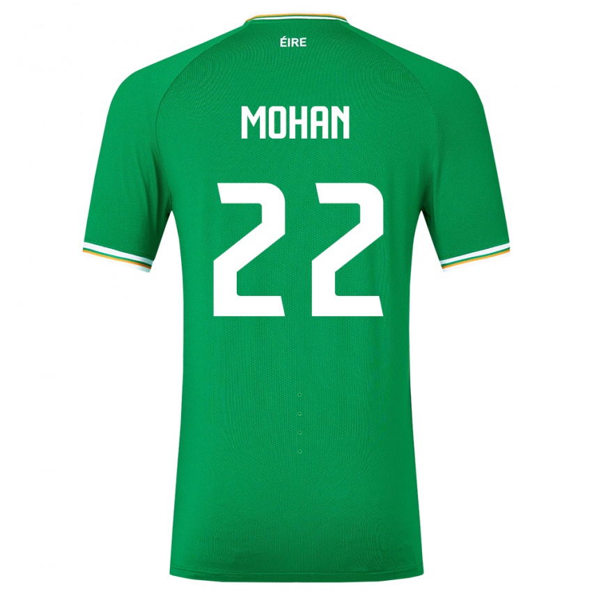 Dames Ierland Stephen Mohan #22 Groente Thuisshirt Thuistenue 24-26 T-Shirt België