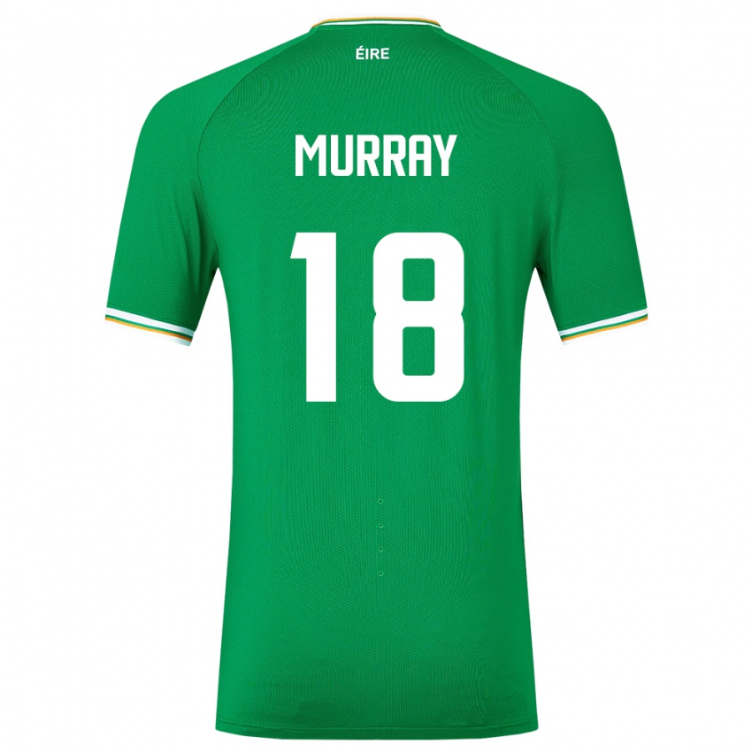 Dames Ierland Matthew Murray #18 Groente Thuisshirt Thuistenue 24-26 T-Shirt België
