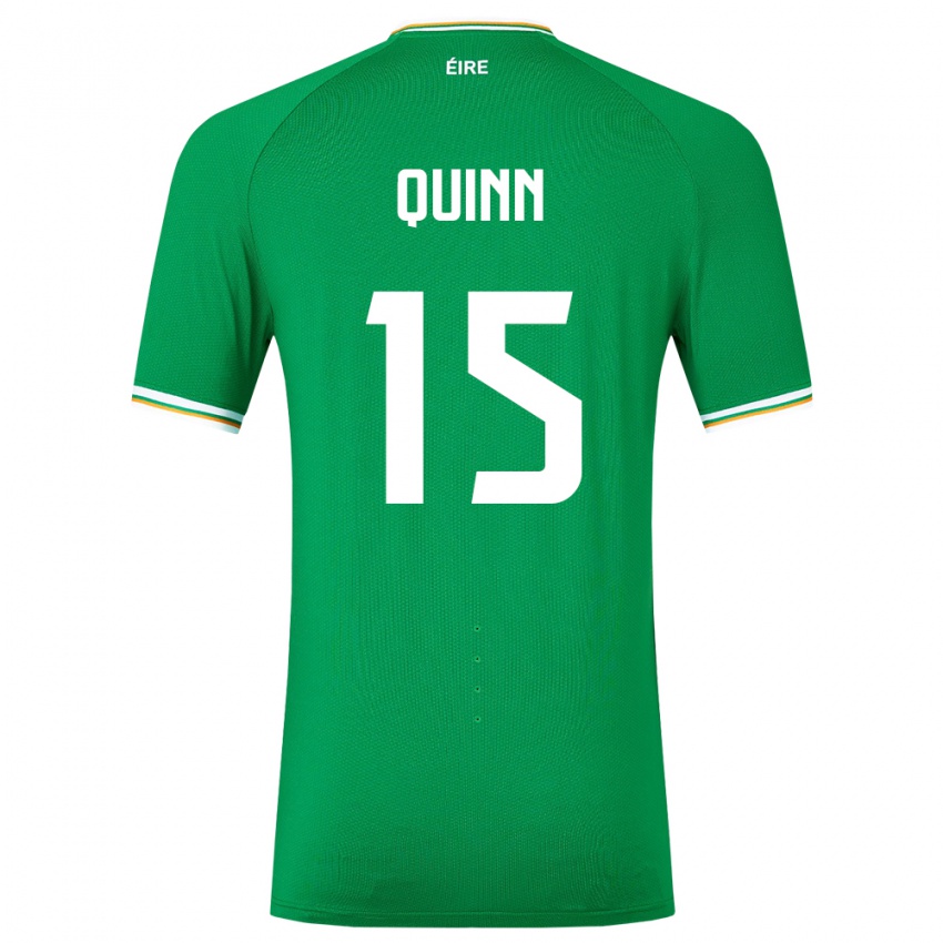 Dames Ierland Lucy Quinn #15 Groente Thuisshirt Thuistenue 24-26 T-Shirt België