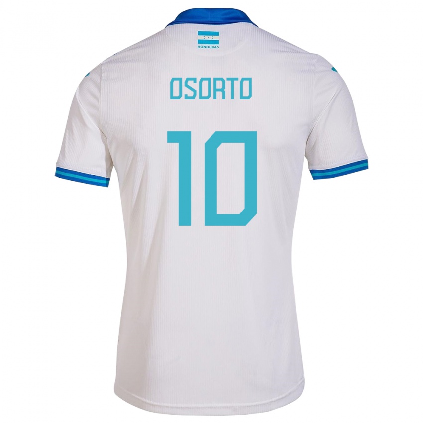 Dames Honduras Roberto Osorto #10 Wit Thuisshirt Thuistenue 24-26 T-Shirt België