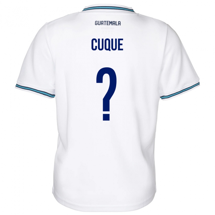 Dames Guatemala Diego Cuque #0 Wit Thuisshirt Thuistenue 24-26 T-Shirt België