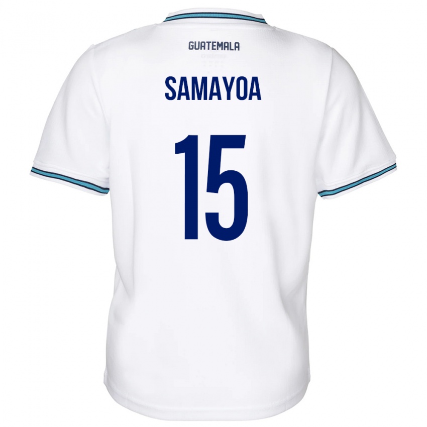 Dames Guatemala Giselle Samayoa #15 Wit Thuisshirt Thuistenue 24-26 T-Shirt België