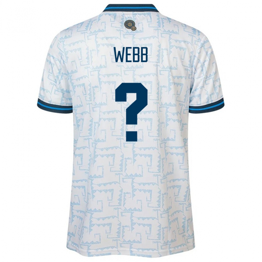 Dames El Salvador Ashley Webb #0 Wit Uitshirt Uittenue 24-26 T-Shirt België