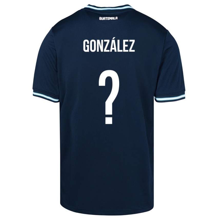 Dames Guatemala Erick González #0 Blauw Uitshirt Uittenue 24-26 T-Shirt België