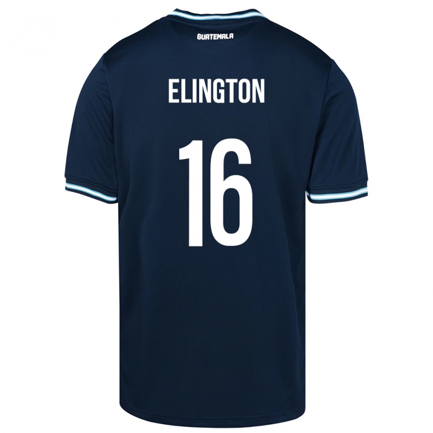 Dames Guatemala Elvi Elington #16 Blauw Uitshirt Uittenue 24-26 T-Shirt België