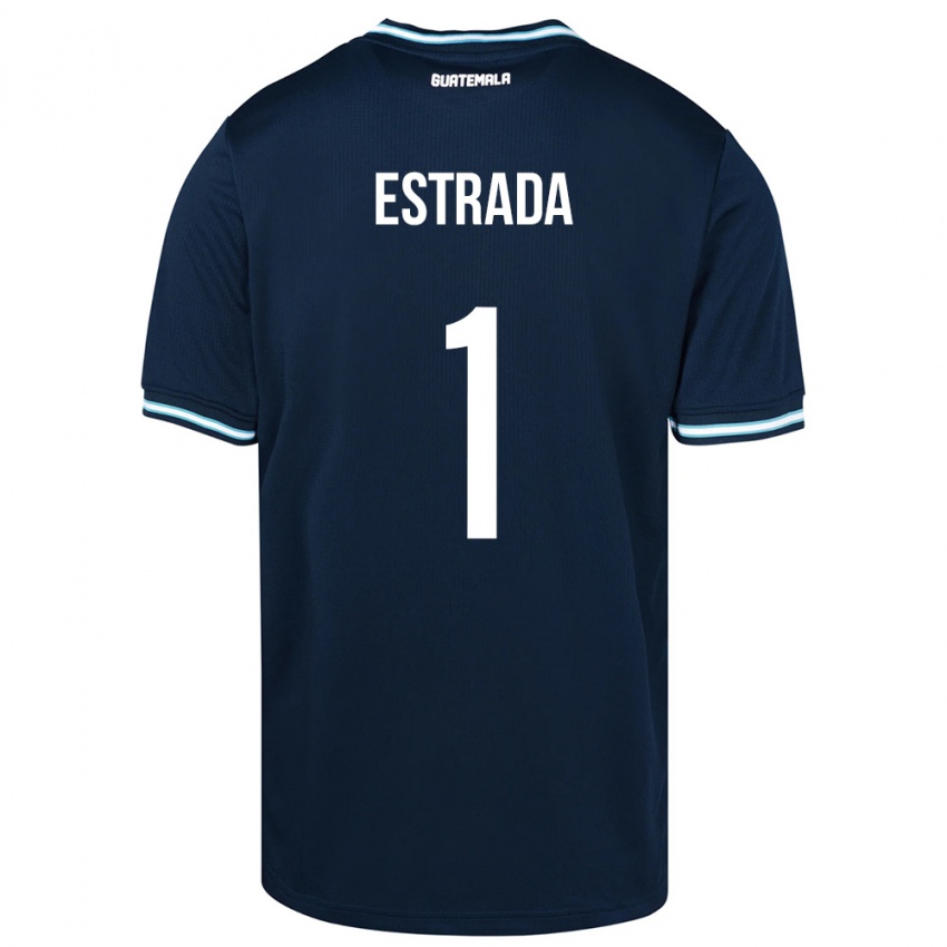 Dames Guatemala Alexia Estrada #1 Blauw Uitshirt Uittenue 24-26 T-Shirt België