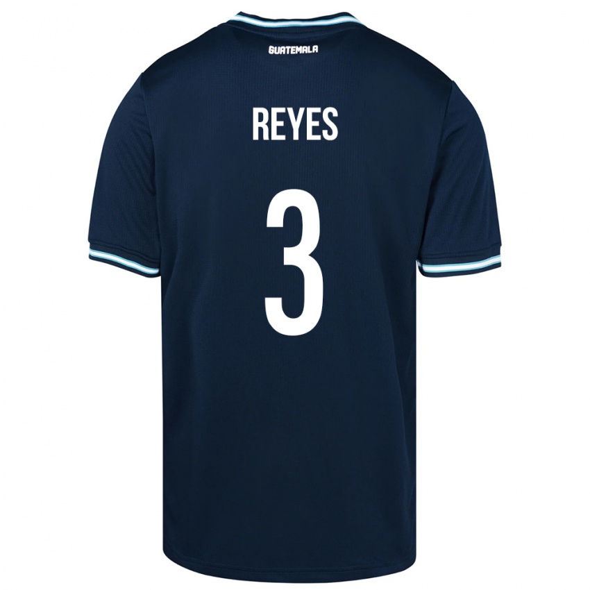 Dames Guatemala Martha Reyes #3 Blauw Uitshirt Uittenue 24-26 T-Shirt België