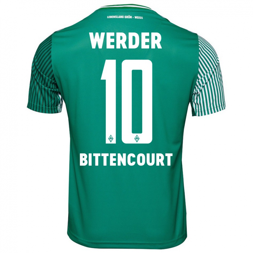 Kinderen Leonardo Bittencourt #10 Groente Thuisshirt Thuistenue 2023/24 T-Shirt België