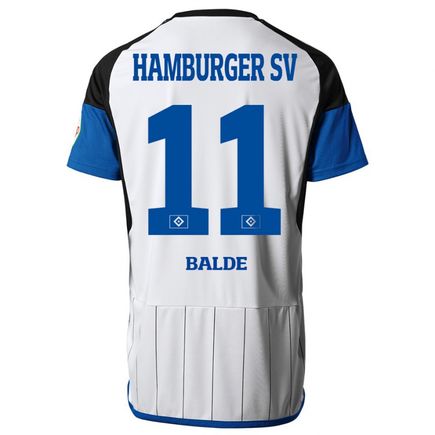 Kinderen Fabio Baldé #11 Wit Thuisshirt Thuistenue 2023/24 T-Shirt België