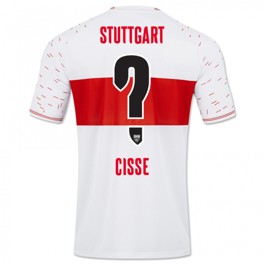 Kinderen Momo Cissé #0 Wit Thuisshirt Thuistenue 2023/24 T-Shirt België