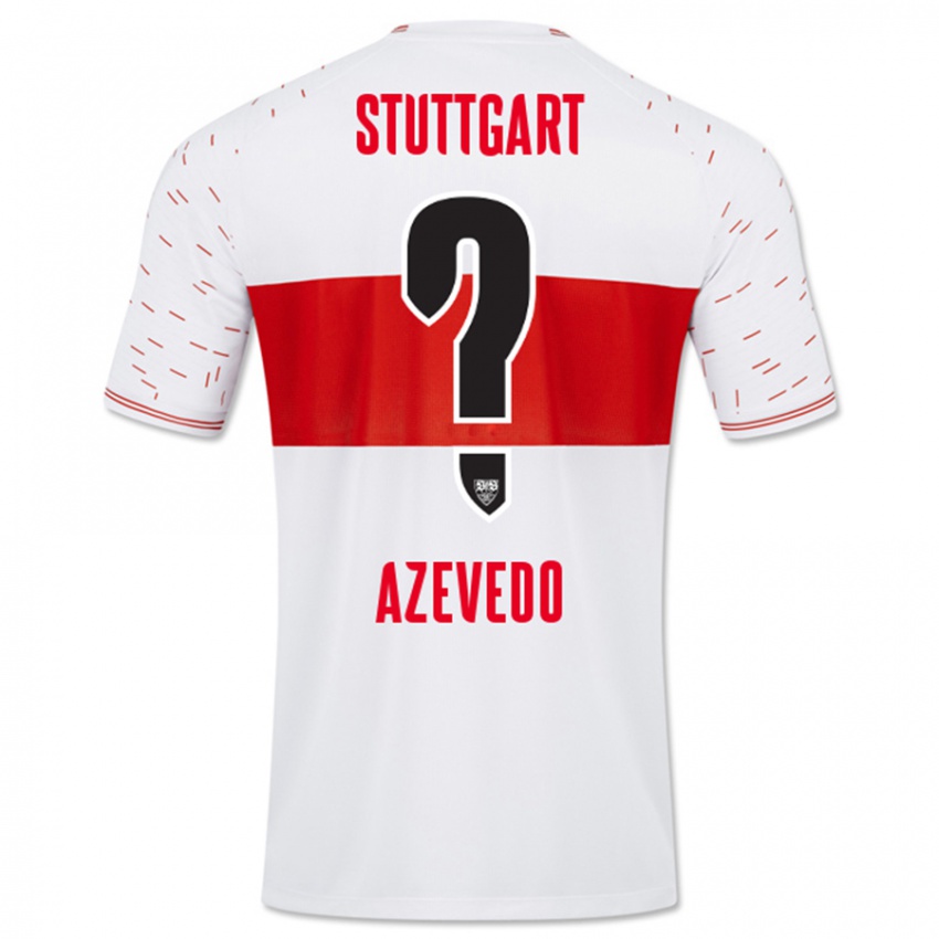 Kinderen Alexandre Azevedo #0 Wit Thuisshirt Thuistenue 2023/24 T-Shirt België