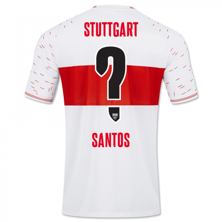 Kinderen Tom Santos #0 Wit Thuisshirt Thuistenue 2023/24 T-Shirt België