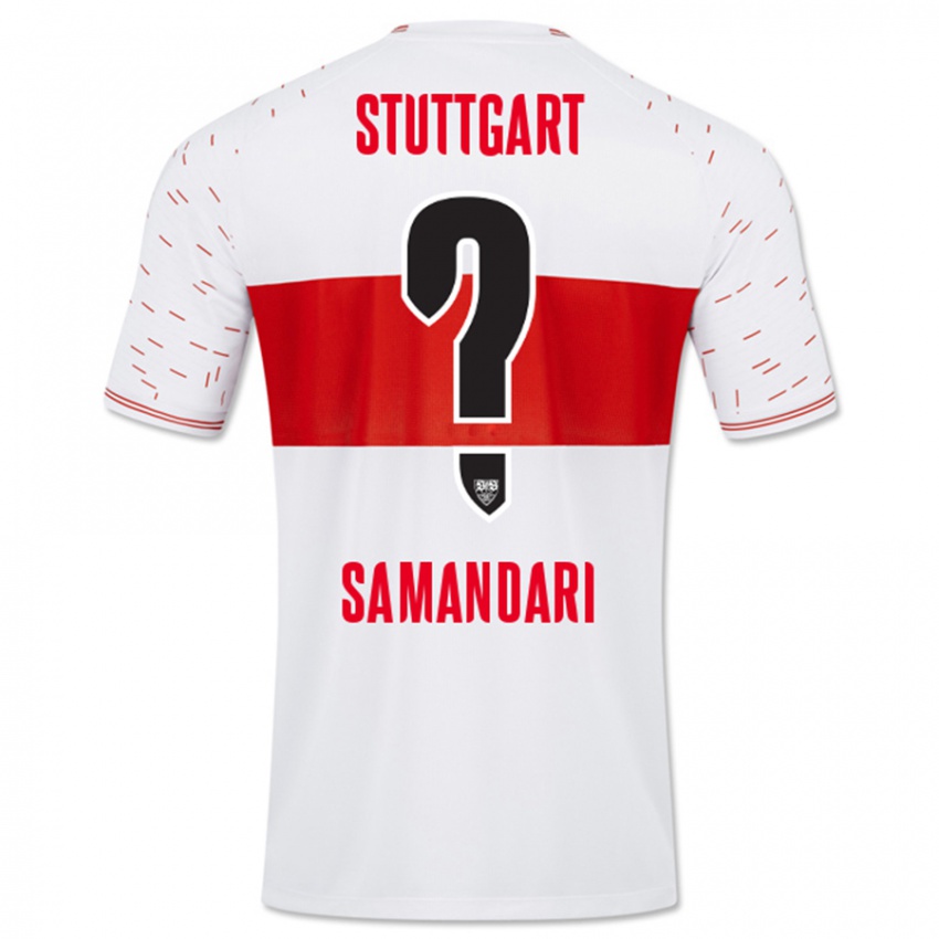 Kinderen Sohrab Samandari #0 Wit Thuisshirt Thuistenue 2023/24 T-Shirt België