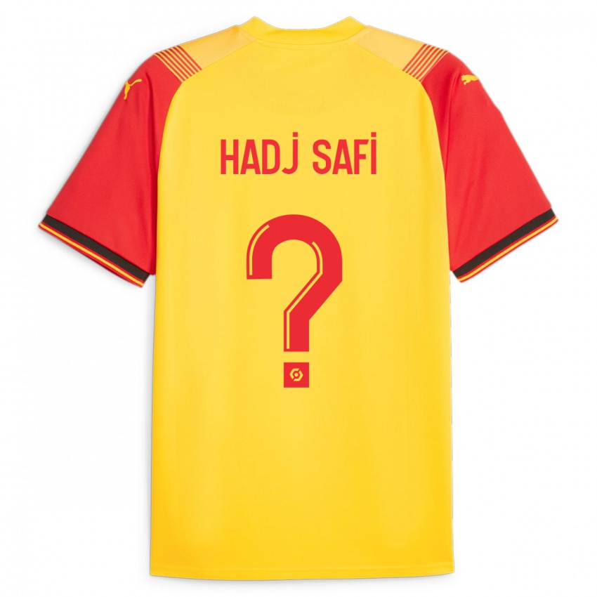 Kinderen Souhina Hadj Safi #0 Geel Thuisshirt Thuistenue 2023/24 T-Shirt België