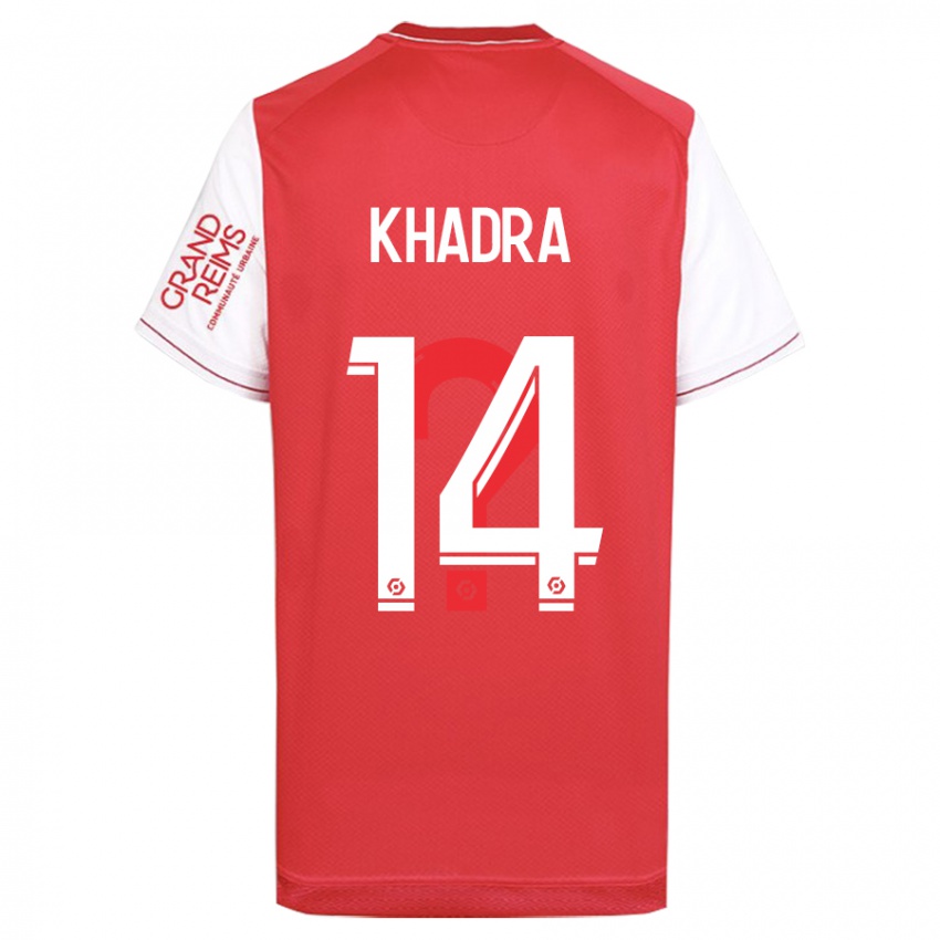 Kinderen Reda Khadra #14 Rood Thuisshirt Thuistenue 2023/24 T-Shirt België