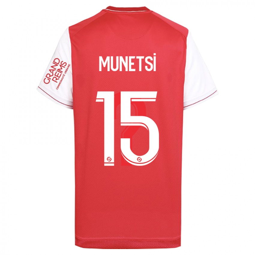 Kinderen Marshall Munetsi #15 Rood Thuisshirt Thuistenue 2023/24 T-Shirt België