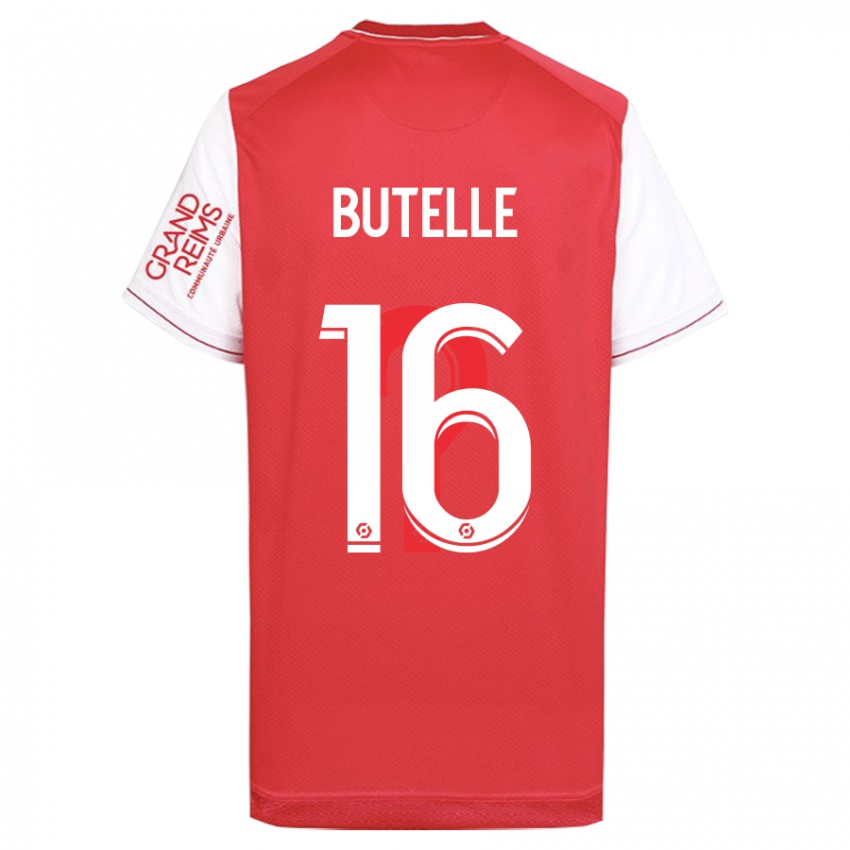 Kinderen Ludovic Butelle #16 Rood Thuisshirt Thuistenue 2023/24 T-Shirt België