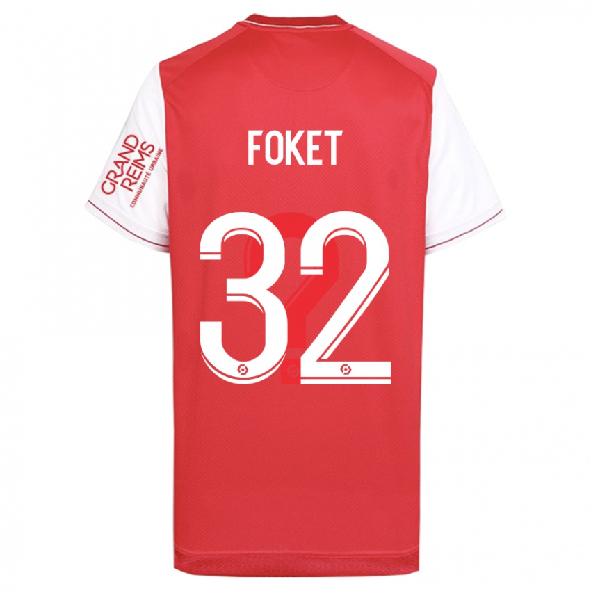 Kinderen Thomas Foket #32 Rood Thuisshirt Thuistenue 2023/24 T-Shirt België