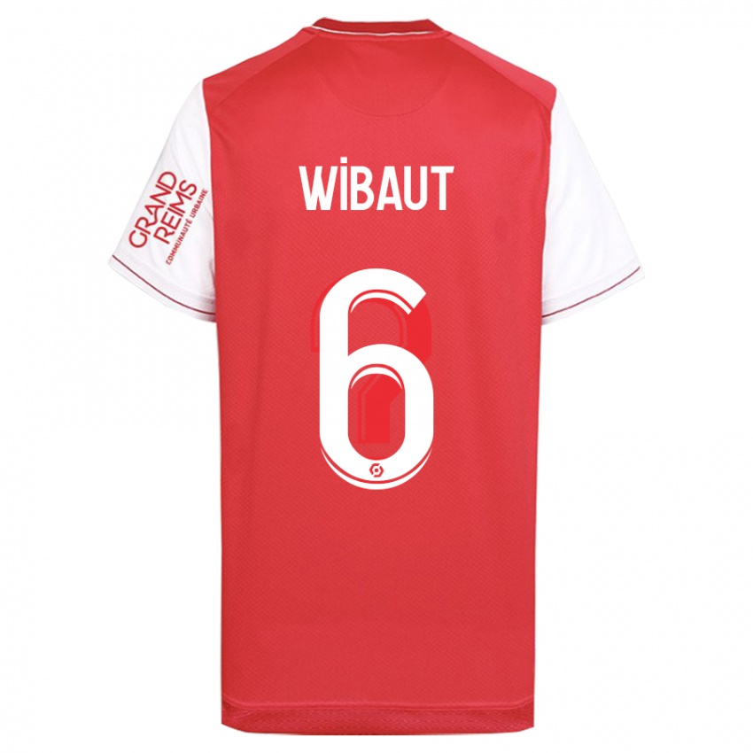 Kinderen Clara Wibaut #6 Rood Thuisshirt Thuistenue 2023/24 T-Shirt België