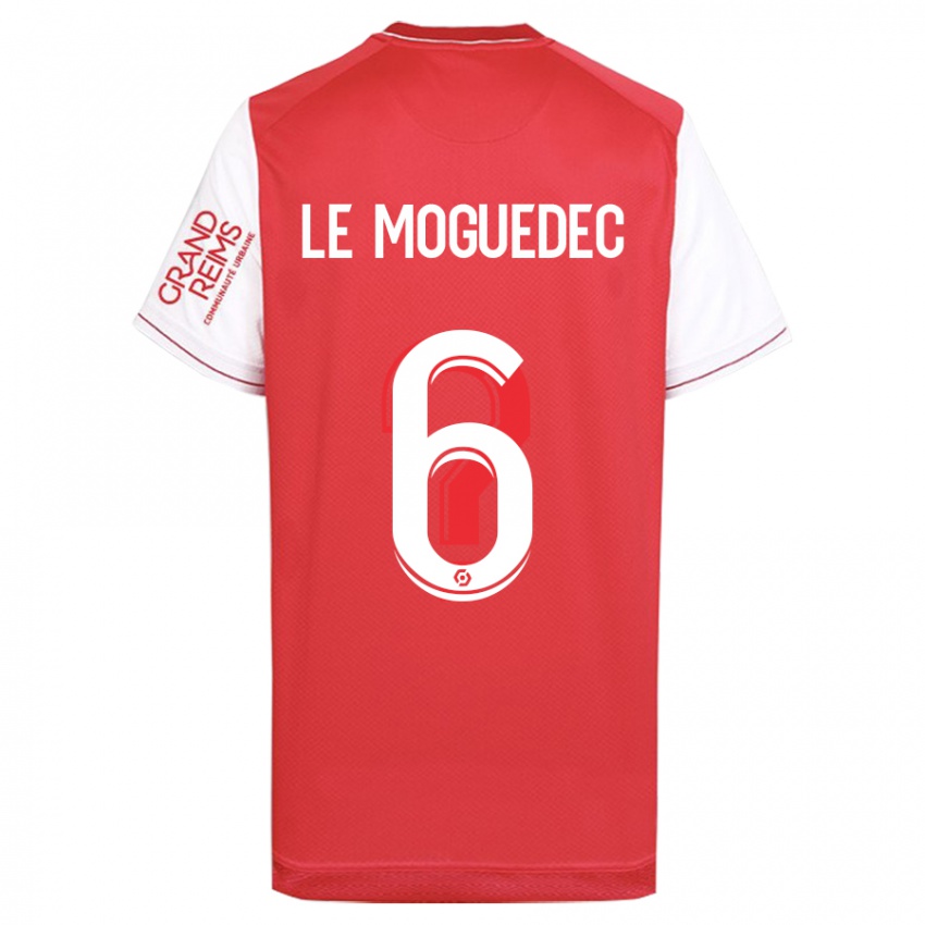 Kinderen Anaële Le Moguédec #6 Rood Thuisshirt Thuistenue 2023/24 T-Shirt België