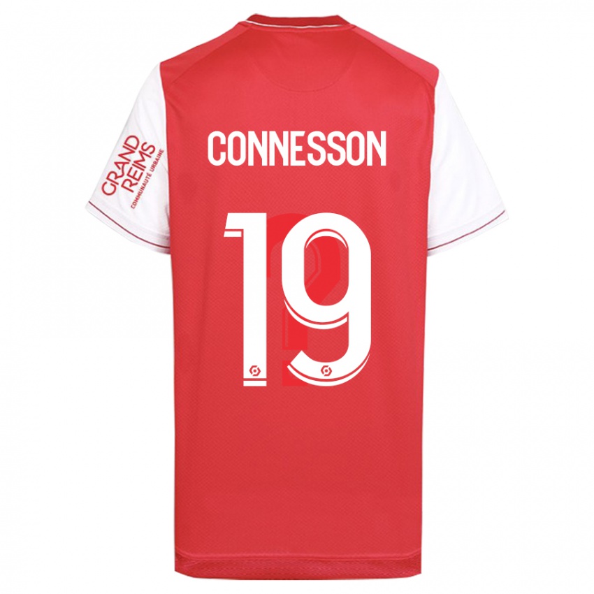 Kinderen Adele Connesson #19 Rood Thuisshirt Thuistenue 2023/24 T-Shirt België