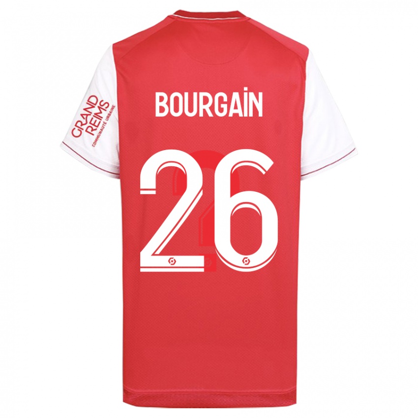 Kinderen Lea Bourgain #26 Rood Thuisshirt Thuistenue 2023/24 T-Shirt België