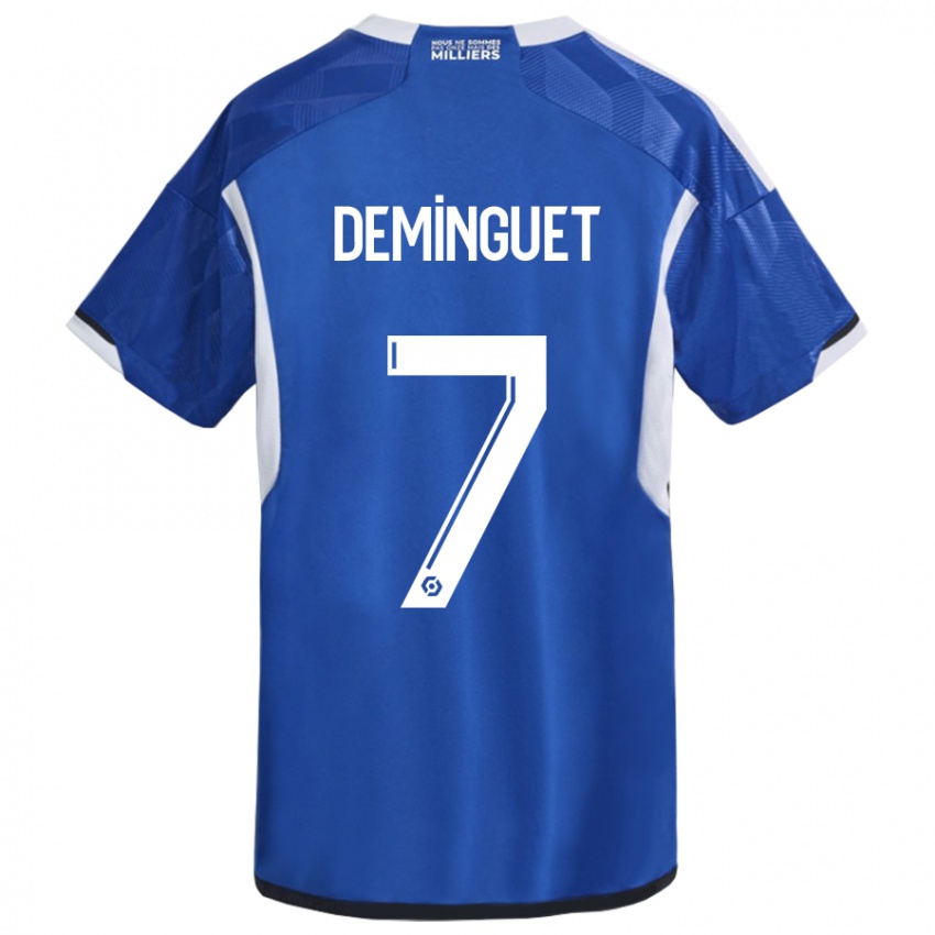 Kinderen Jessy Deminguet #7 Blauw Thuisshirt Thuistenue 2023/24 T-Shirt België