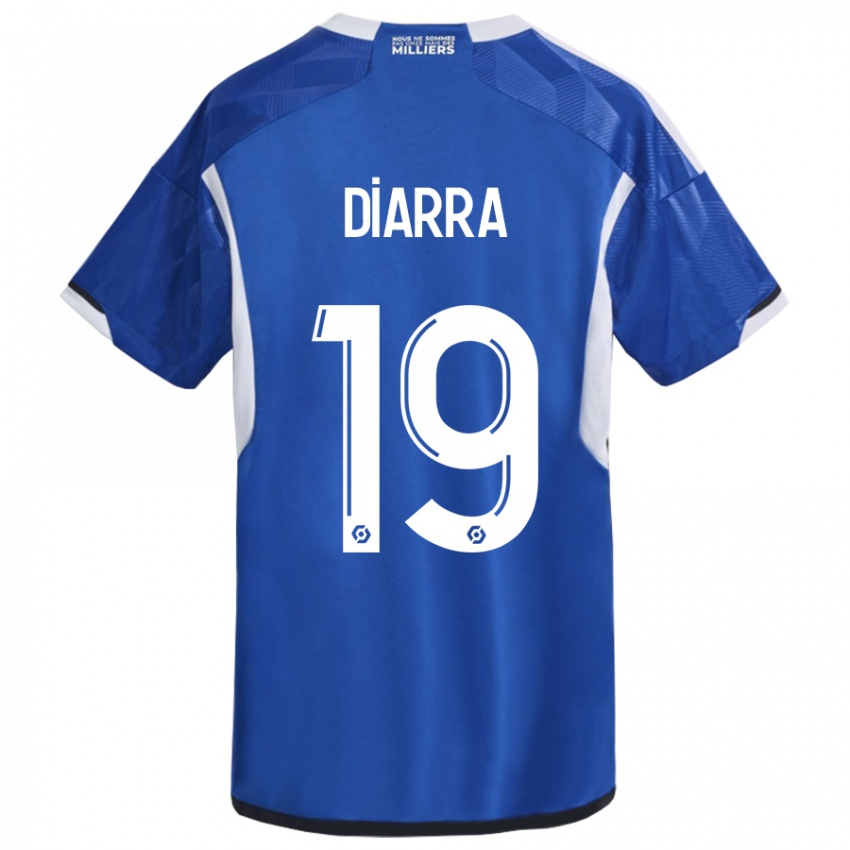 Kinderen Habib Diarra #19 Blauw Thuisshirt Thuistenue 2023/24 T-Shirt België