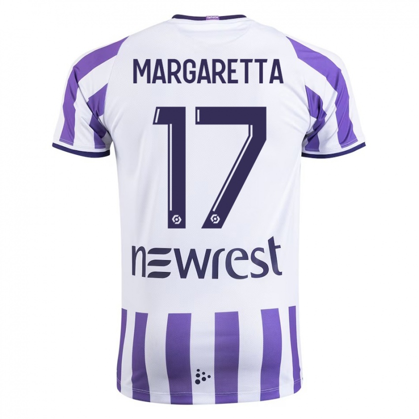 Kinderen Jessica Margaretta #17 Wit Thuisshirt Thuistenue 2023/24 T-Shirt België