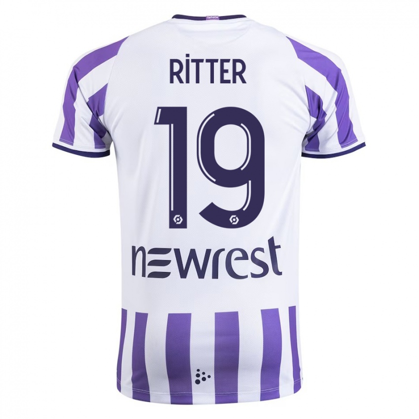 Kinderen Morgane Ritter #19 Wit Thuisshirt Thuistenue 2023/24 T-Shirt België