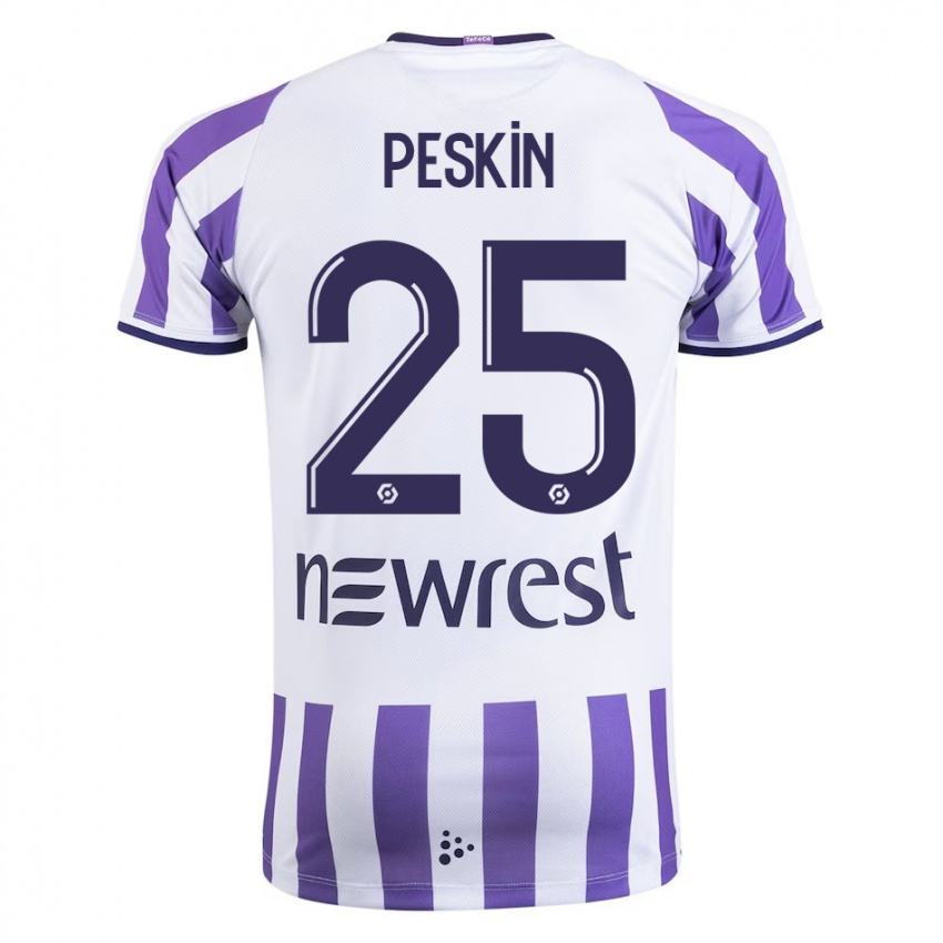 Kinderen Kelso Peskin #25 Wit Thuisshirt Thuistenue 2023/24 T-Shirt België