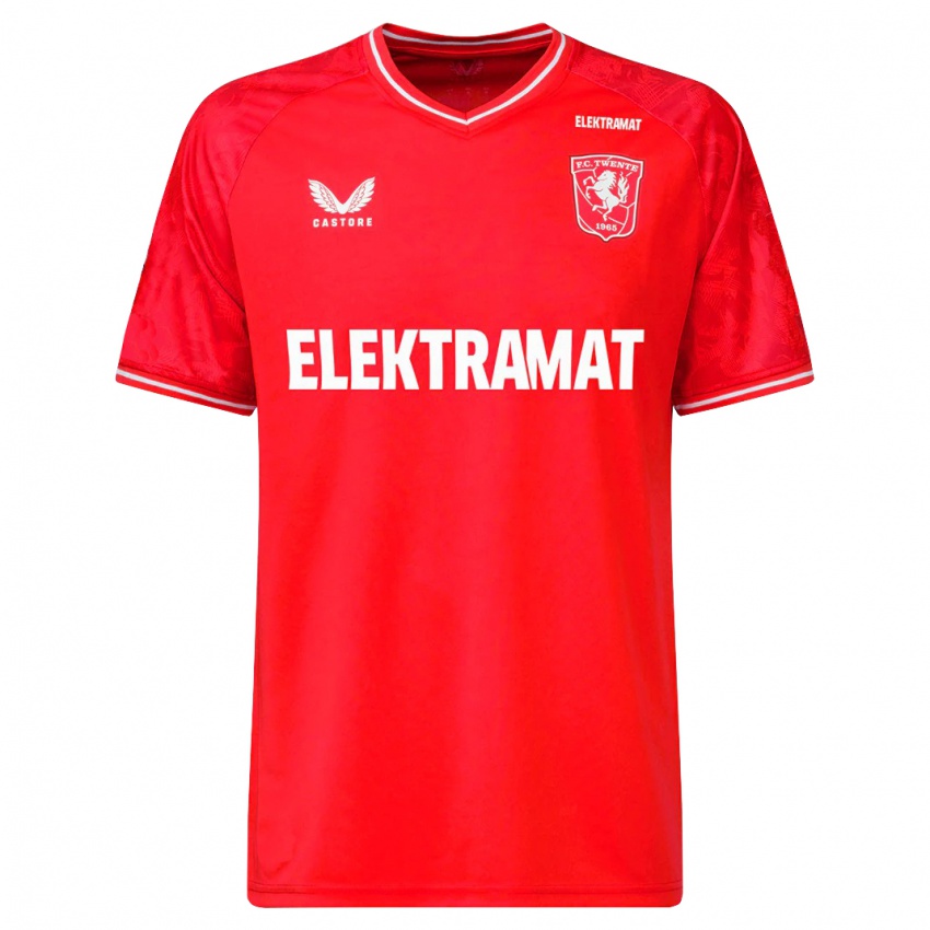 Kinderen Sem Steijn #14 Rood Thuisshirt Thuistenue 2023/24 T-Shirt België