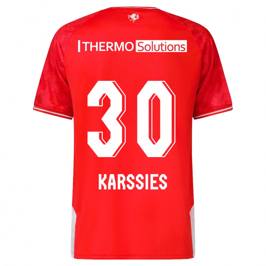 Kinderen Sam Karssies #30 Rood Thuisshirt Thuistenue 2023/24 T-Shirt België